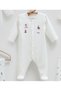 İncibaby Caramell 100% Organic Cotton Soft Textured Marine Detailed 10 Piece Baby Boy Hospital Discharge Set - 3