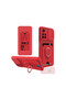 Xiaomi Redmi Note 11t Compatible Case Zuma Silicone with Business Card Ring - Red - 4