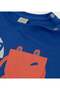 Boy's Crab Printed T-Shirt 2-8 Years Dark Blue - 3
