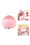 Cute Peach Squishy Toy Slow Rebound Stress Relief Squeeze Ball Kawaii Fidget Toy - 5