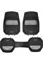 Premium Rubber Car Foot Mats, 71 * 50.5cm 3 Pcs Set, Anti-Slip Waterproof, All Weather, Black