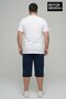 Big Size Men's 3Xl-6Xl Relaxed Fit Pocket Brooklyn 1970 Printed Combed Cotton Capri Shorts Spr26Bsr591-03 - 3