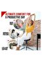 Orthopedic Memory Foam Seat Cushion – Non-Slip Comfort Cushion for Office ,Car Seats & Back Pain - 4
