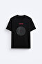 Inception Printed Crew Neck Black T-Shirt