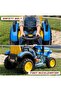 Electric Ride On Tractor for Kids with Remote Control | 12V Battery Operated Ride On Car (Blue) - 5