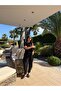 Women's Black Draped Asymmetrical Blouse and Shalwar Pants Ravenala Set – Comfortable Fit, Stylish Two-Piece Set 7961 - 3