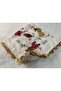 Brand Handcrafted Needle Embroidered Writing 100% Cotton Muslin – 4 Sides Embroidered Elegant Headscarf 100X100 cm - 6