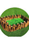 Sturdy Wooden Garden Edging Panels - Interlocking Border for Neat and Stylish Landscaping