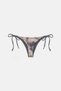 Tie-dye düğümlü bikini altı - 4