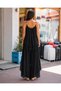 Black Color Italian Silk Pant Blouse Suit - 4