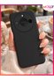 Black Liquid Inside Velvet Matte Silicone Case for Honor X9C