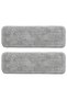 PEPPRIG Microfibre pad for flat mop, grey, 10 x 29 cm