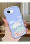 iPhone 17E Compatible Case Camera Protector Blue Silicone Couple Phone Case Landscape Pattern