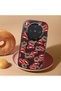 Vivo X300 Compatible Case Camera Protector Black Silicone Couple Phone Case Kiss Pattern - 2