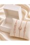 Women's Rose Gold Color 3-Piece Steel Bracelet Set with Zircon Stones, Sun and Infinity Figures, Combination Jewelry - 3