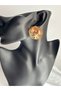 Gold Color Sea Shell Earrings (3.5 cm) - 4
