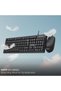 لوحة مفاتيح سلكية USB Q Trk باللون الأسود من INCA IMK-376T - مجموعة ماوس - 3