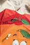 Liquid-Proof Long Sleeve Baby Bib - Set of 2 6-24 Months Apple and Orange Patterned Blw Compatible Ye - 3