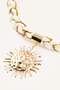 Women's Gold Color Necklace H6992Axns - 3