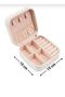 Mini Jewelry Box Travel Type Jewellery Case Necklace Ring Earring Organizer Jewelry Organizer 10X10X5Cm - 3