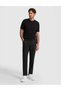 Black Carrot Fit Linen Blend Woven Shorts with Elastic Waistband 50320846-Vr046