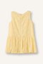 100% Cotton Brode Sleeveless Dark Yellow Dress Baby Girl G9605A526Hs - 6