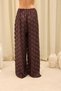 Sanary Bandana Detail Brown Shirt and Pants Set - 6