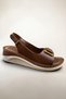 Women - Girls - Anatomical Confort Comfortable Daily Sandals Model - Brown - 3