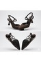 (Wiesse) Closed Toe Women's Shoes with Heels Brown