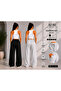 2-Piece Wide Leg Sweatpants Black Gray Daily Use Loose Fit - 3