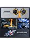 Dual Head Camping cooler with LED Light, 8000mAh Battery, 4 Speeds, 270° Oscillating, Indoor/Outdoor/Car Use, F7300 - 4
