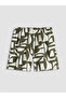 Nevavm Short Length Patterned Men's Swim Shorts with Difference - 4