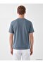 Crew Neck Printed Combed Cotton Men's T-Shirt - 4