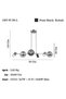 Zerde 3+3 Kobalt Sıralı Avize - 2