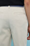 Solid Trousers with Button Closure - 6