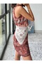 Crochet Bandana Cream Floral Patterned Hand Knitted - 3