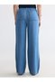 Two Mt Shop Quality Wideleg Women's Jean Pants with Elastic Waist - 4