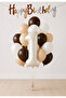 -1- Vintage Retro Happy Birthday Banner Themed Balloon Bundle 20 Pieces