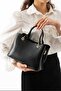 Women's Long Strap Hand Shoulder Crossbody Bag Black