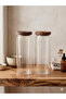 Akasya Vacuum Lid Set of 2 1500 ml Glass Jars Food Storage Container Set - 2