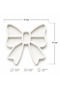 Bow-Shaped Jewelry Organizer |   Earring, Ring, and Necklace Organizer |   Decorative Jewelry Storage Tray |   Pla Appointments - 4