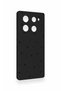 Infinix Note 40 Pro Compatible Mini Black Star Pattern Silicone Case - 3