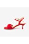 Women's 7.5cm Red Heeled Sandals 1168 - 2