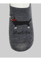 Pack of 5- Dog Print No Show Socks - 7