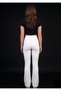 Women's Ecru Spanish Flare Leggings High Waist Casual & Stylish Design - 7