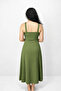 Premium Strappy Sweetheart Neck Midi Dress - 2