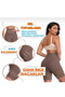Women's Seamless Non-Marking Belly Basen Leg-Recovering Tightening Laser Cut Non-Slip Long Leg Corset - 5