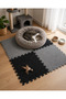 Cat Scratching Carpet Puzzle Cat Scratching Mat Cat Scratching Pad Cat Play and Lying Area Can Be Used on Walls and Floors Adhesive Modular Cat Scratching Carpet Set of 4 - 3
