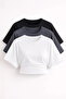 Women's Wide-Sleeved, Waist-Fitted 3-Piece Blouse