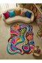 Sdt Multi-Colored Artistic Mystical Motif Bohemian Woven Base Decorative Carpet Sdt1520 - 2